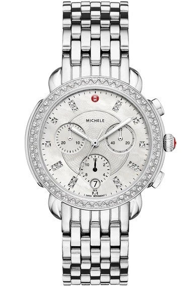 Michele Sidney Diamond Bezel MW30A01A1046 Women's Watch