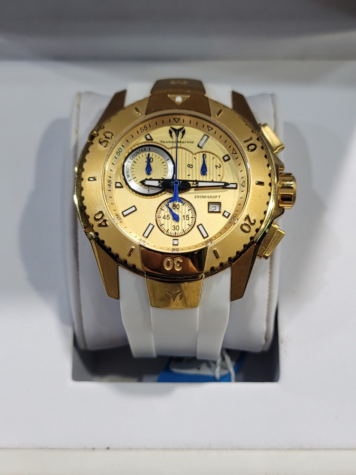TechnoMarine UF6 Chronograph Quartz Gold Dial TM-616004 Men's Watch