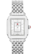 Michele Deco II stainless steel MOP Diamond Dial MW06I00A0963 Women's Watch