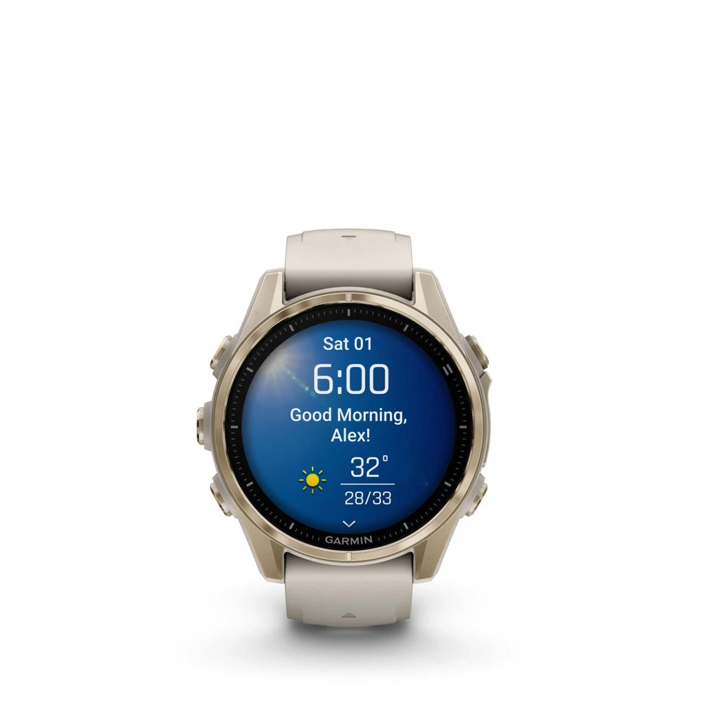 Garmin fenix 8 43mm Sapphire AMOLED GPS Smartwatch Soft Gold 010-02903-10 Unisex Watch – view 5