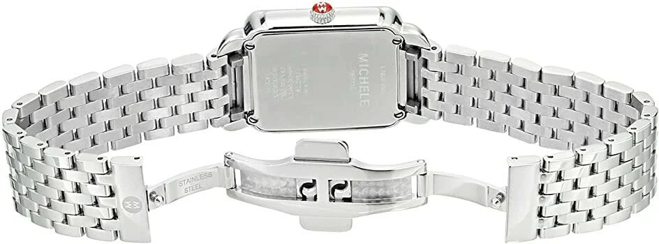 Michele Deco II Mid Diamond MWW06I000001 Stainless Steel MOP Dial Women's Watch – view 4
