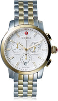 Michele Uptown Diamond Two Tone Gold & Silver MWW25A000002 Women's Watch