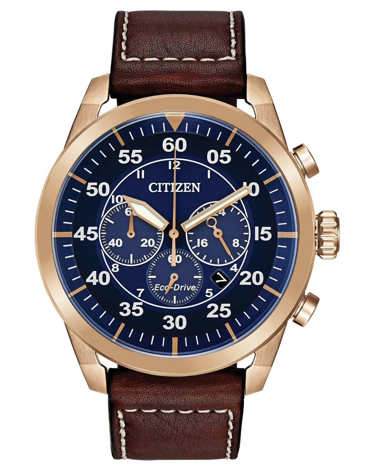 Citizen Avion Chronograph Eco-Drive Blue Dial CA4213-18L Men's Watch