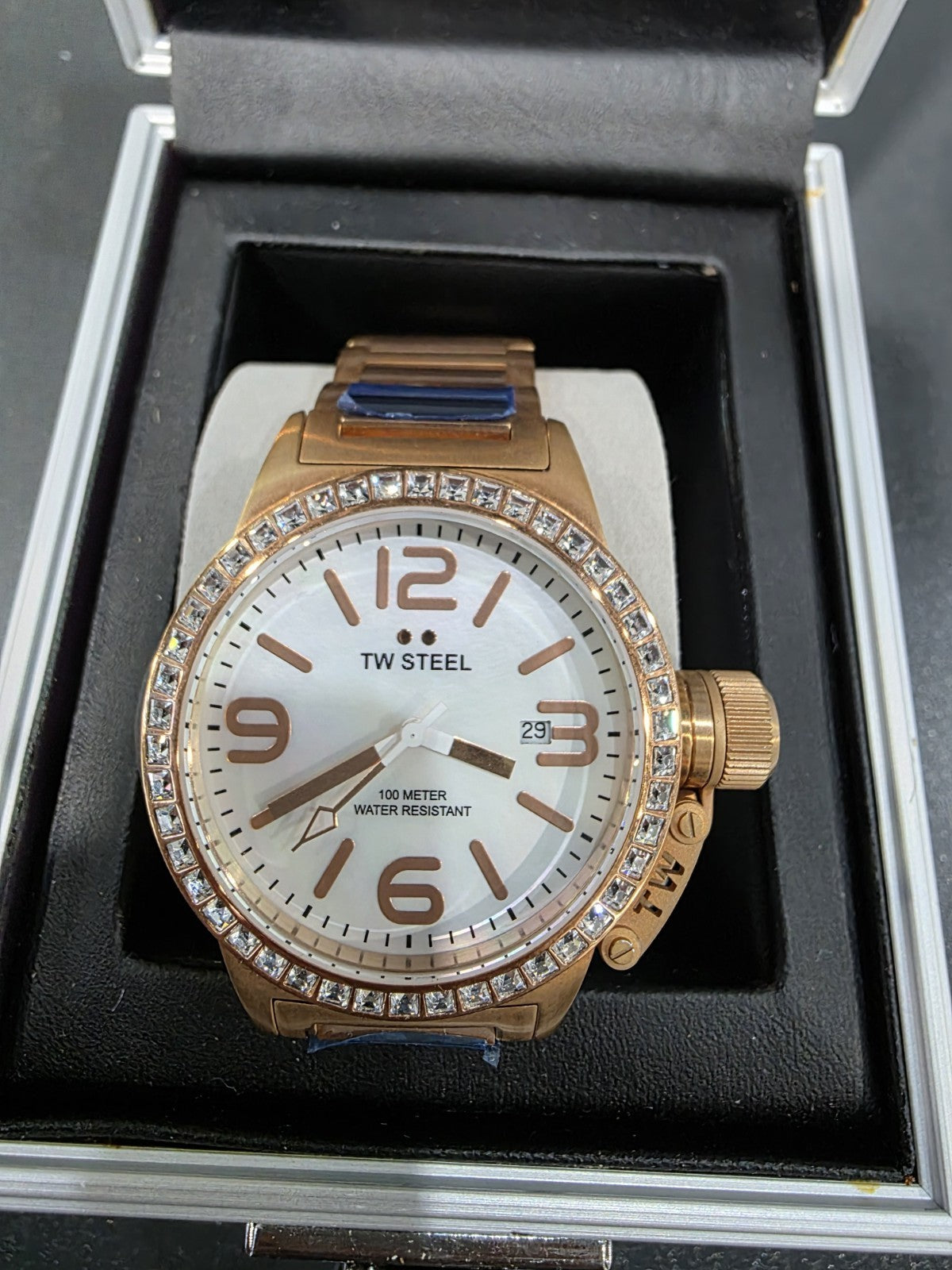 TW Steel 7348WT-134 Quartz Rose Gold Mother-of-Pearl Dial Men's Watch – view 2