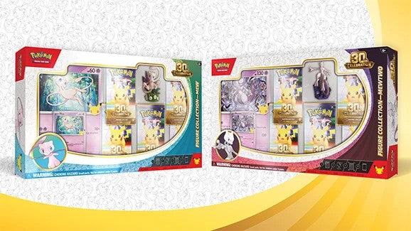 Pokemon 30th Anniversary Mew/Mewtwo Set of 2 Figure Collection Ship 11/6 Presale – view 2