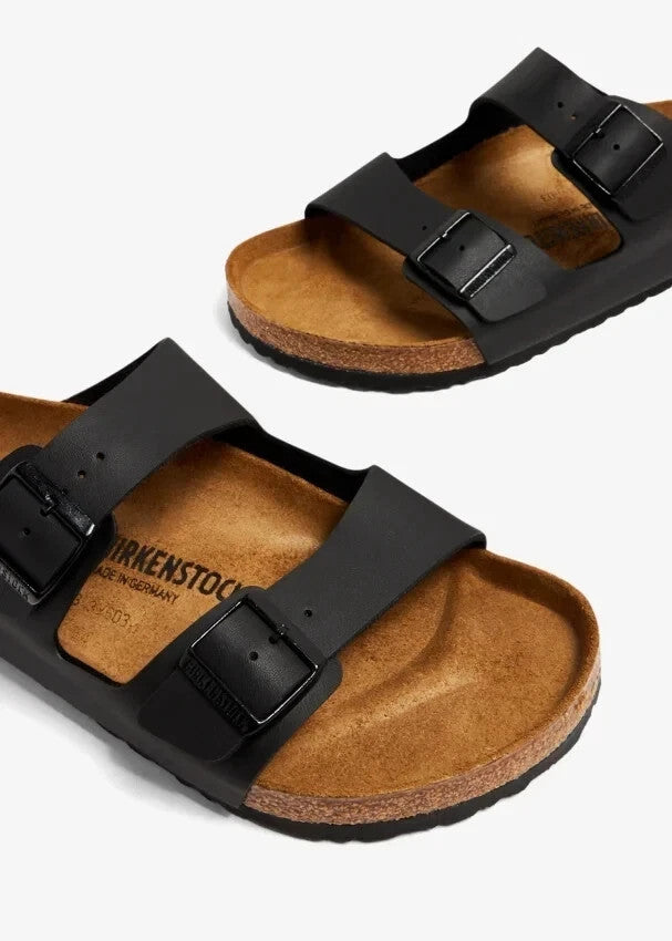 Birkenstock [51791] Men's Arizona Birko-Flor Black Sandals Size 8 US – view 2