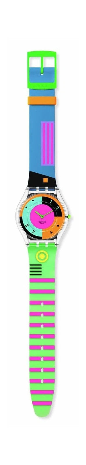 Swatch SS08K119 Neon Racer Adjustable Analog Quartz 34mm Unisex Watch – view 3