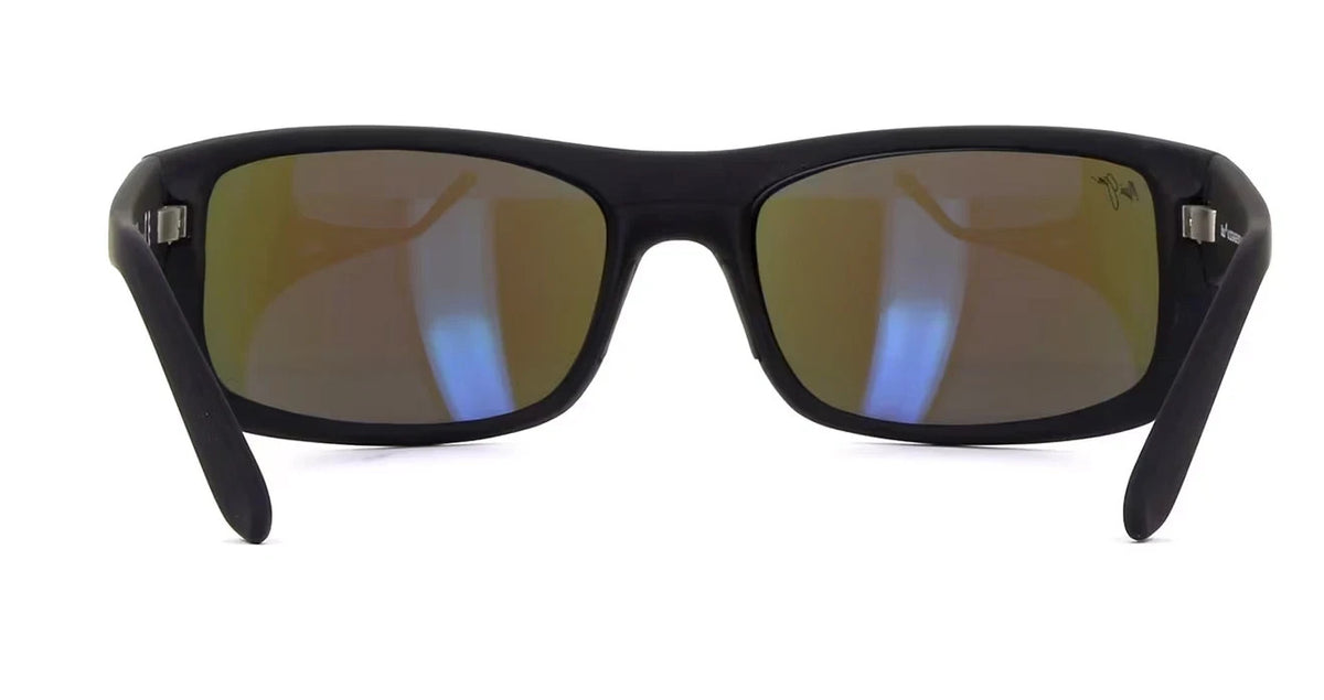 Maui Jim Peahi Black Matte Rubber Blue Hawaii Polarized Lenses B202-2M – view 7