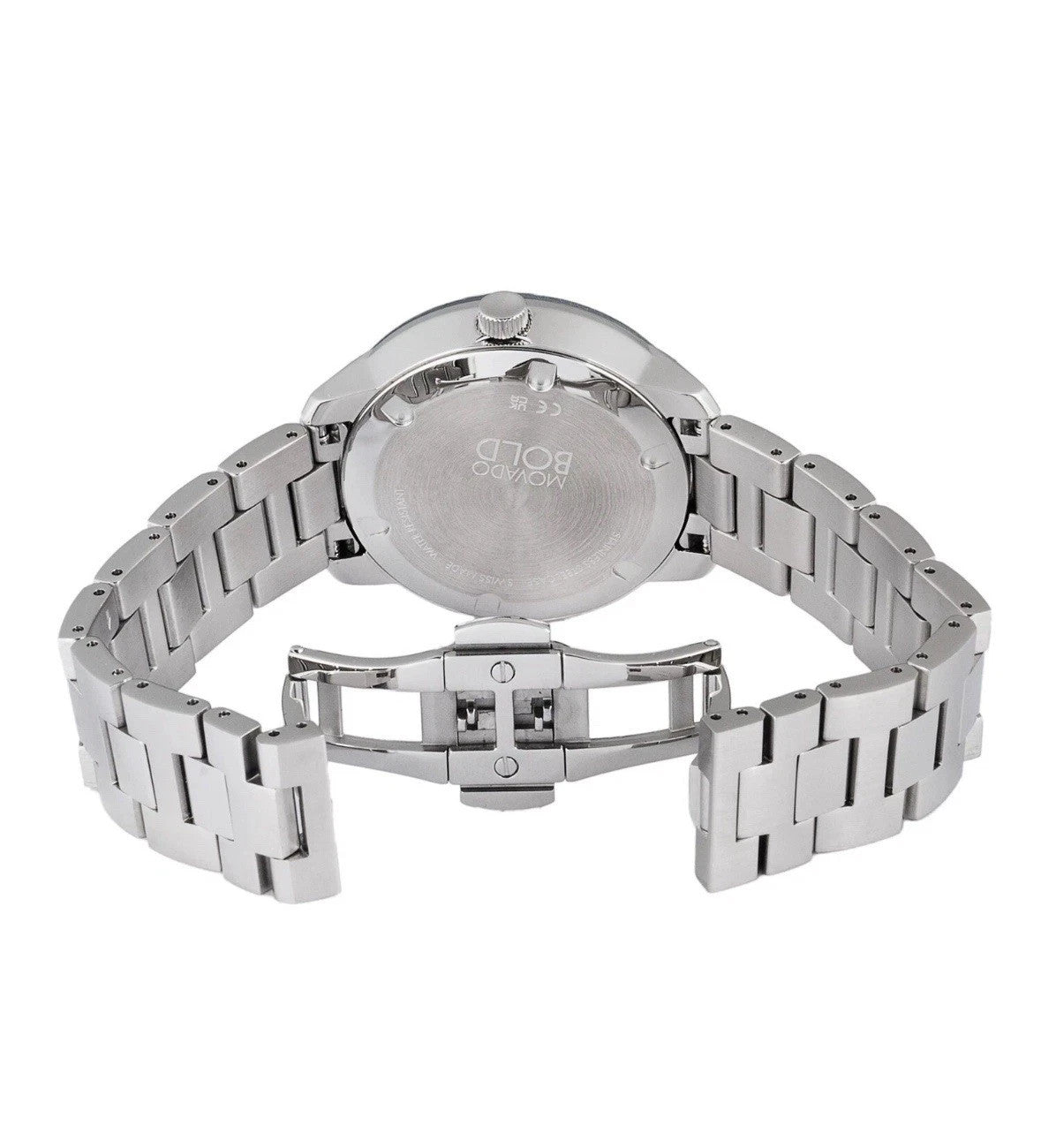 Movado Bold Verso Pink Dial Stainless Steel 3600872 Women's Watch – view 2