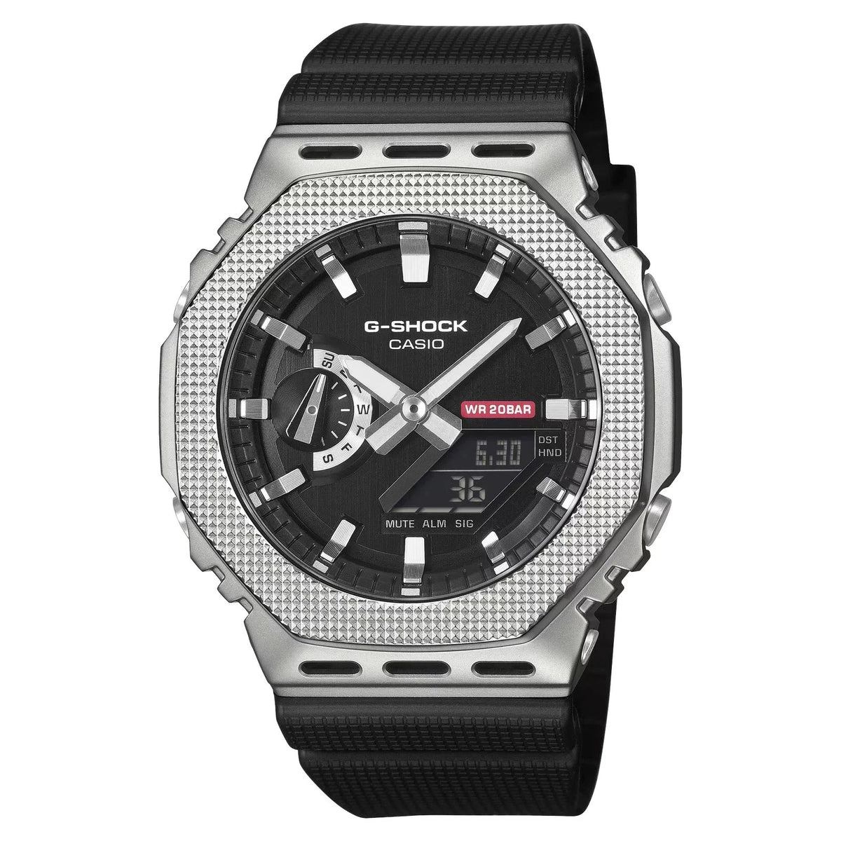 G-Shock GM2100M-1A Industrial Design Silver Ion Ana-Digi Men's Watch