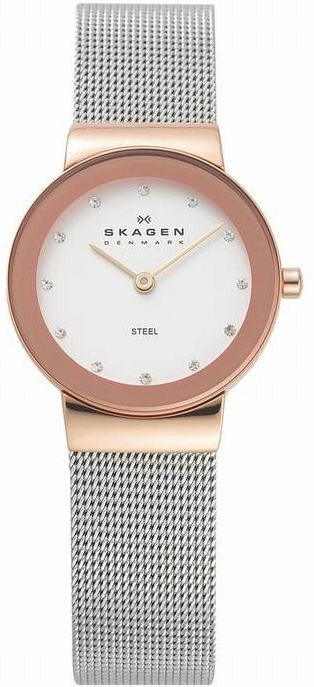 Skagen Freja 358SRSC Silver Stainless Steel Mesh Analog Dial Women's Watch