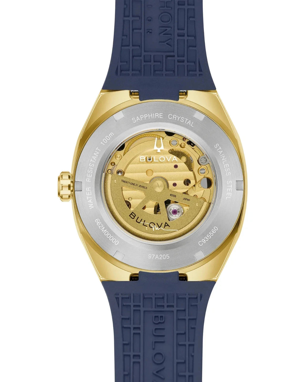 Bulova Surveyor Marc Anthony Blue Dial Gold-tone 97A205 Men's Watch – view 2