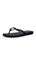 Tory Burch 162307 Women's Kira Padded Flip Flops Size: 8 Perfect Black