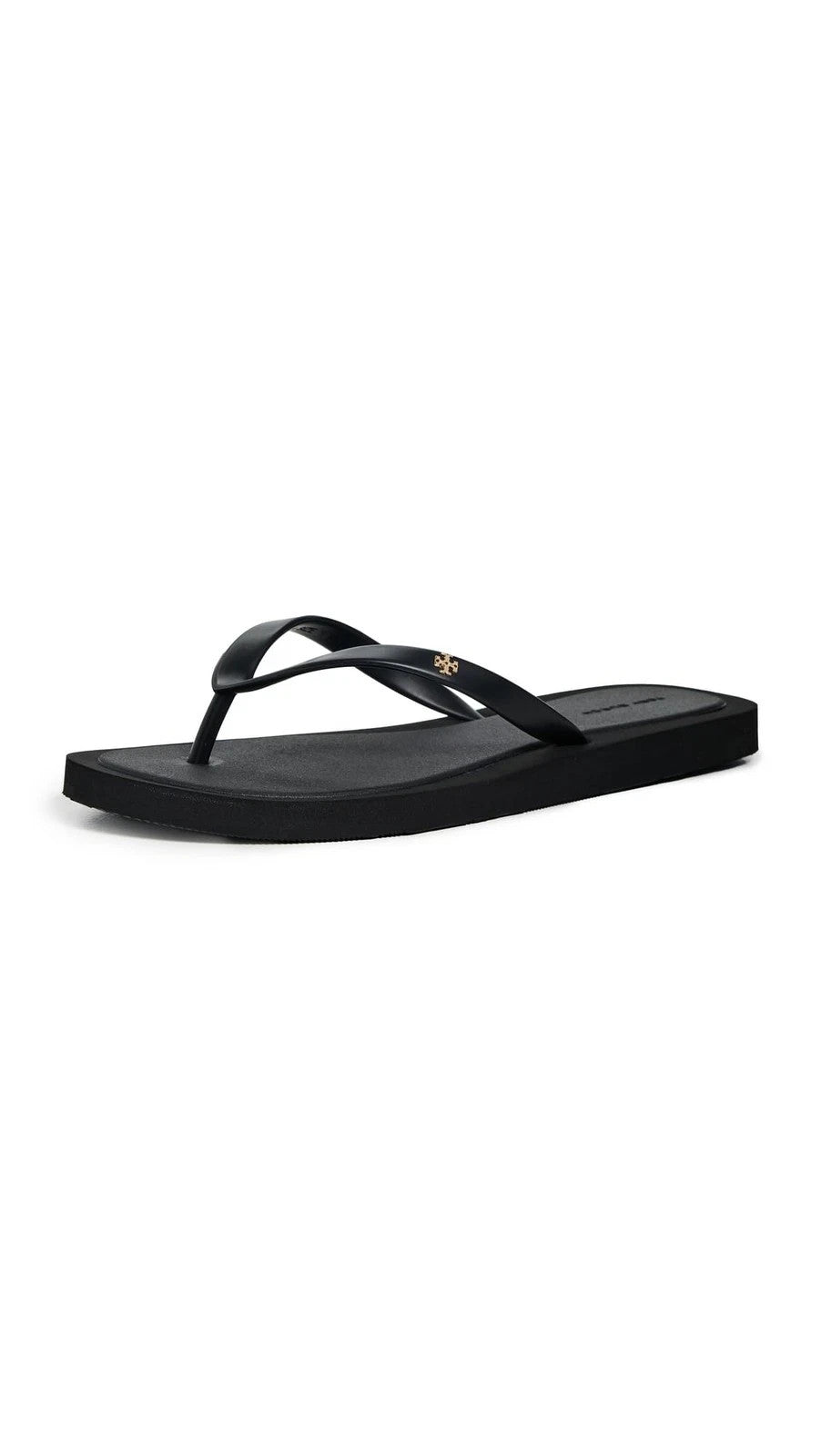 Tory Burch 162307 Women's Kira Padded Flip Flops Size: 8 Perfect Black