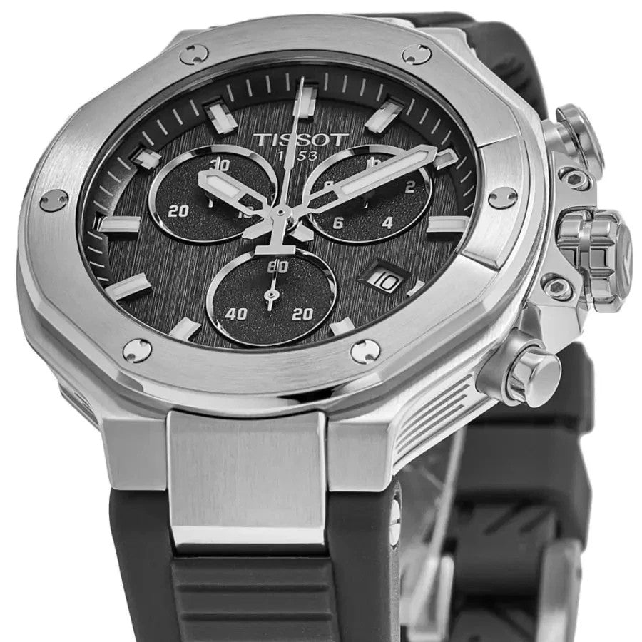 Tissot T-Race Chronograph Black Dial Rubber T141.817.17.051.00 Men's Watch – view 2