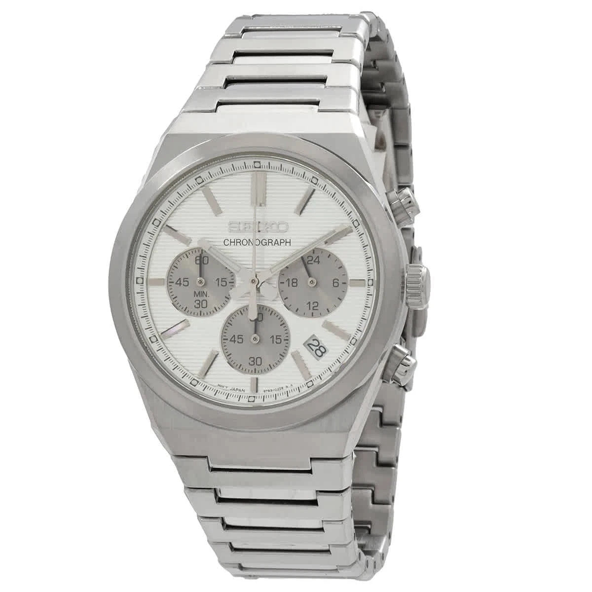 Seiko Sport Chronograph Quartz Silver Dial SSB451P1 Men's Watch