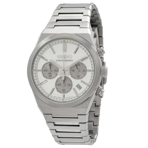 Seiko Sport Chronograph Quartz Silver Dial SSB451P1 Men's Watch