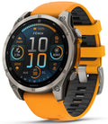 Garmin fenix 8 47mm AMOLED Sapphire Titanium Smartwatch Spark Orange Unisex Watch