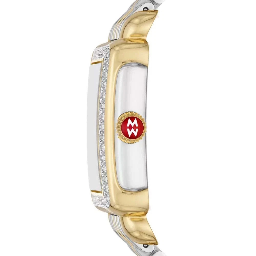 Michele Deco Mid Diamond MOP Dial Gold Two Tone MWW06V000042 Women's Watch – view 2