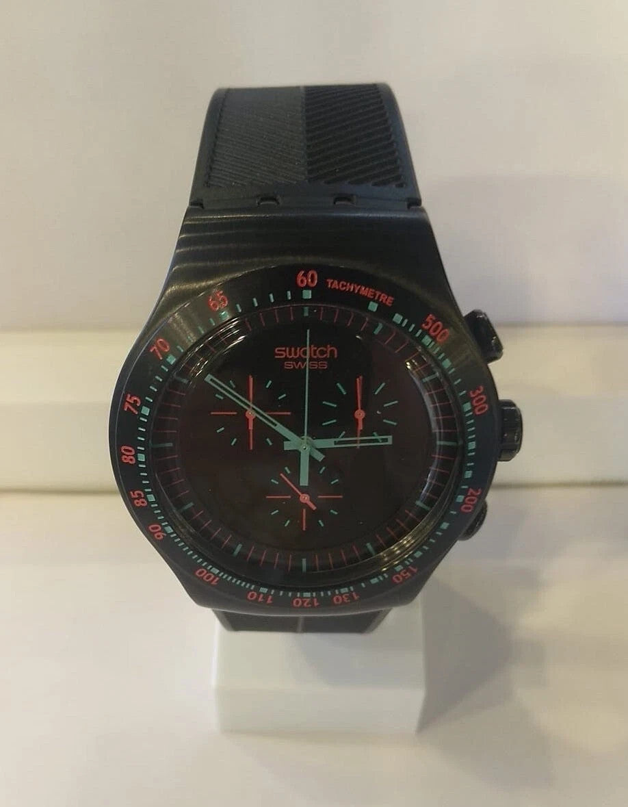 Swatch Irony Chrono Mint in Dark YOB105 Men's Watch