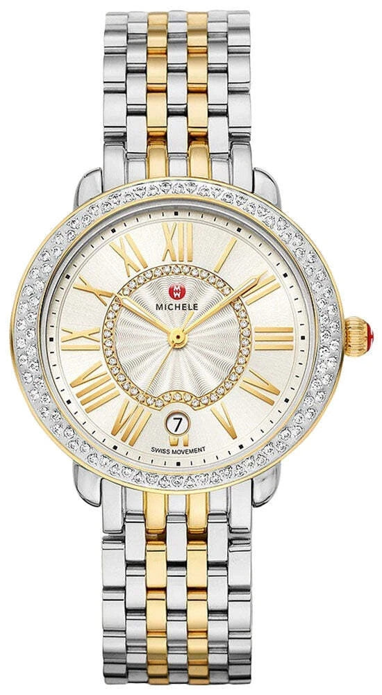Michele Serein Mid Two-Tone Diamonds Special Edition MWW21B000138 Women's Watch