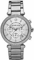 Michael Kors Chrono White Dial SS Quartz MK5353 Women's Watch