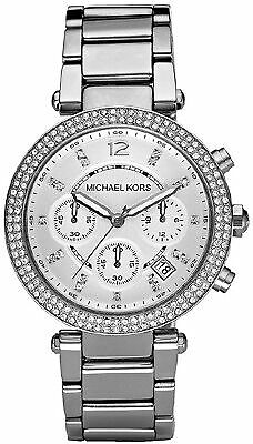 Michael Kors Chrono White Dial SS Quartz MK5353 Women's Watch
